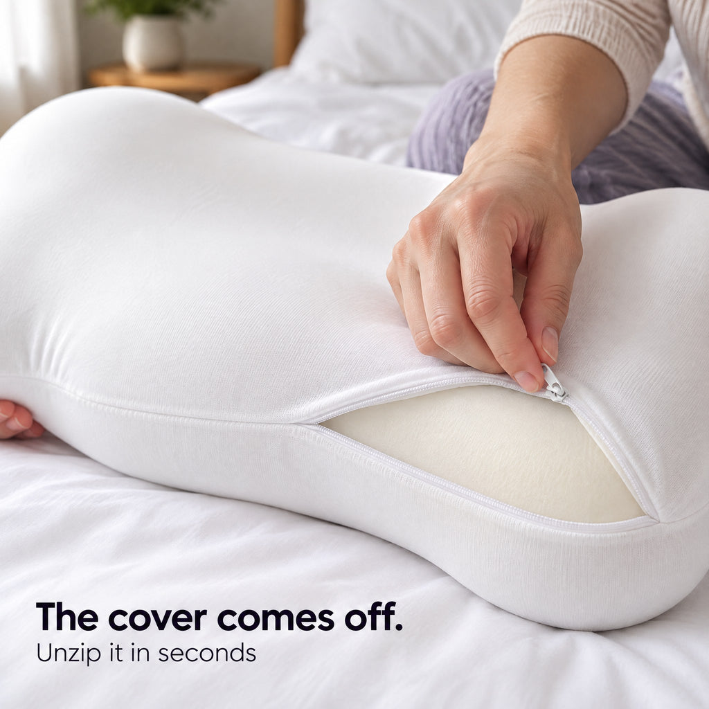 The cover comes off: unzip it in seconds